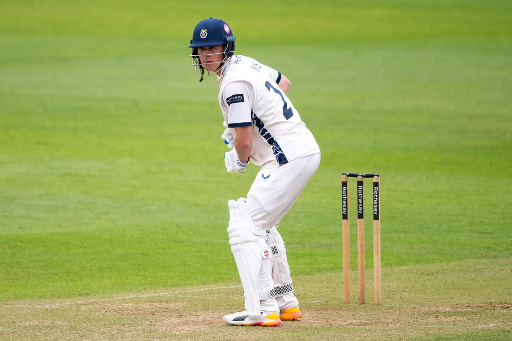 Ben Mayes eyes on the ball