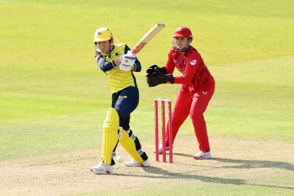 Georgia Adams batting
