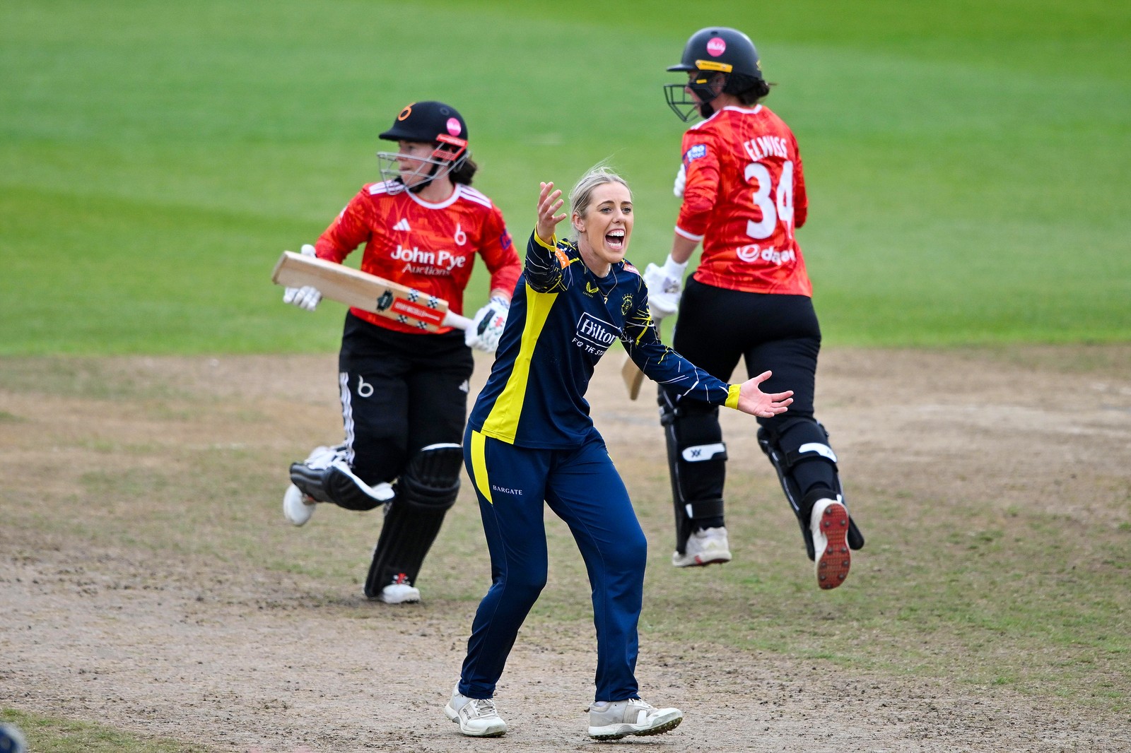 during the Women's Metro Bank One Day Cup Final match between The Blaze and Hampshire Women at Utilita Bowl.