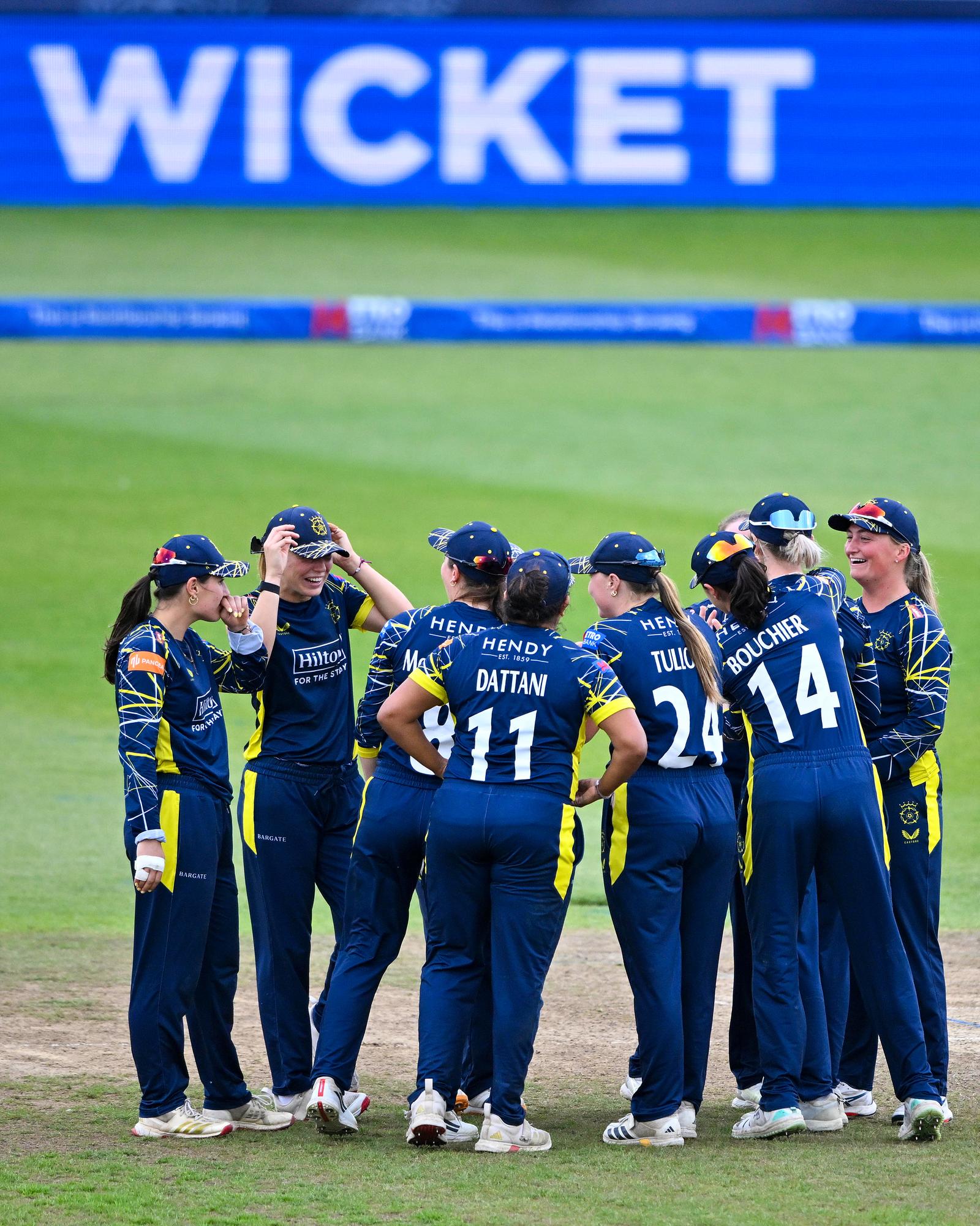 during the Women's Metro Bank One Day Cup Final match between The Blaze and Hampshire Women at Utilita Bowl.